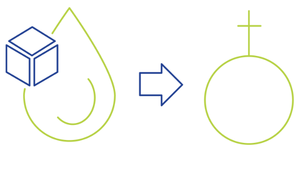 Illustration representing diabetes and a family history of cancer.