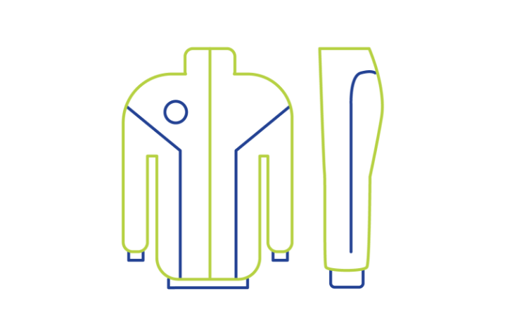 Illustration depicting loose clothing.