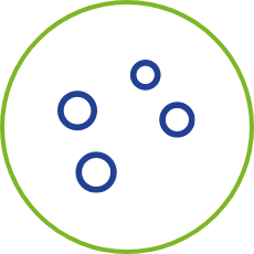 Icon showing numerous skin tags